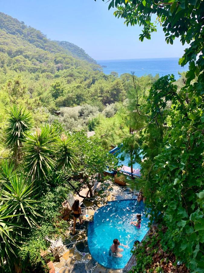 Large Bungalow With Sea View In Kabak Bay, Oeluedeniz Fethiye Dış mekan fotoğraf