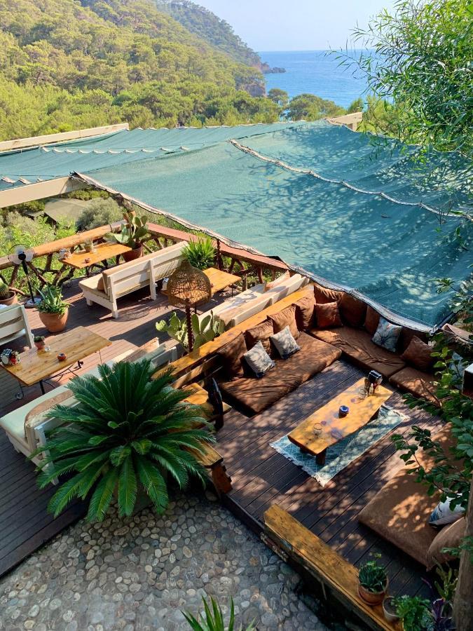 Large Bungalow With Sea View In Kabak Bay, Oeluedeniz Fethiye Dış mekan fotoğraf